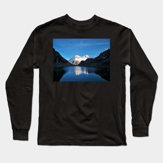 Alpine Reflection Long Sleeve T-Shirt by somekindofguru